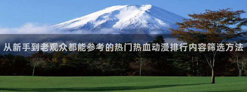 动漫天堂国漫推荐:从新手到老观众都能参考的热门热血动漫排行内容筛选方法配图