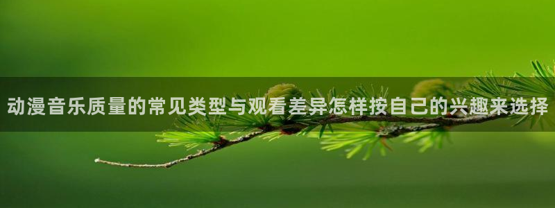 动漫天堂最新新番:动漫音乐质量的常见类型与观看差异怎样按自己的兴趣来选择配图